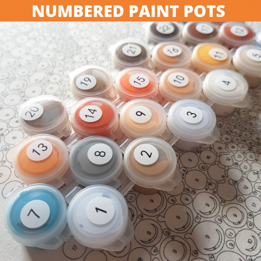 Paint by Numbers Kit -Colorful Tree