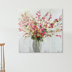 'Bouquet' Acrylic Painting Print on Canvas